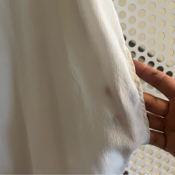 Chaser Dolman Sleeve Oversized Top Size Medium in Ivory Washed Silk - Picture 7 of 8